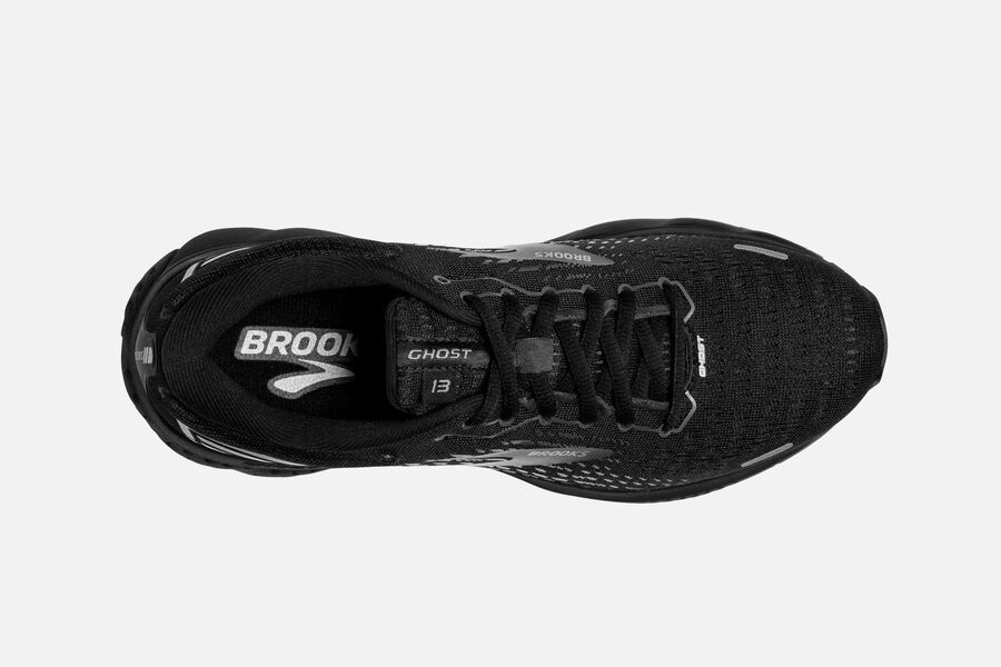 Brooks Israel Ghost 13 Road Running Shoes Womens - Black - TIP-971684